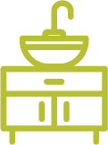 kitchen and sink icon